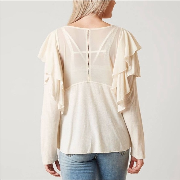 Free People La Cienega Embroidered Blouse Top - Picture 2 of 9